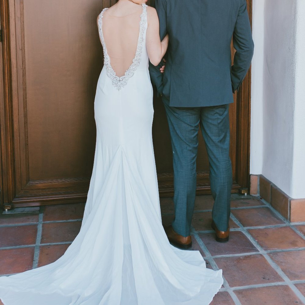 Ida Torez Backless Elegant Wedding Dress | 4